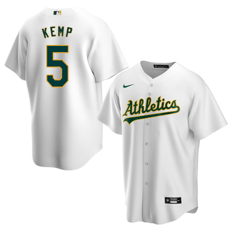 Nike Men #5 Tony Kemp Oakland Athletics Baseball Jerseys Sale-White